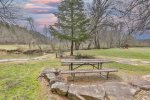 Picnic area by Creekside